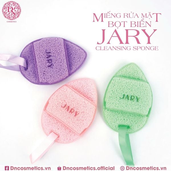 MIẾNG RỬA MẶT BỌT BIỂN JARY CLEANSING SPONGE