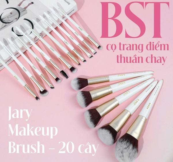 CỌ TRANG ĐIỂM CAO CẤP THUẦN CHAY JARY MAKEUP BRUSH