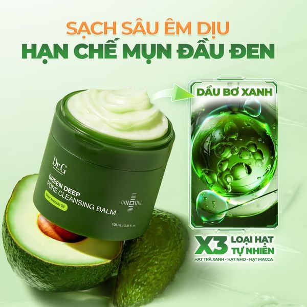 SÁP TẨY TRANG DR.G GREEN DEEP PORE CLEANSING BALM