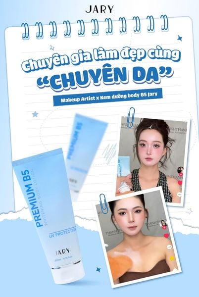 KEM B5 DƯỠNG TRẮNG PHỤC HỒI DA TOÀN THÂN JARY PREMIUM B5 WHITENING BODY LOTION 200ML