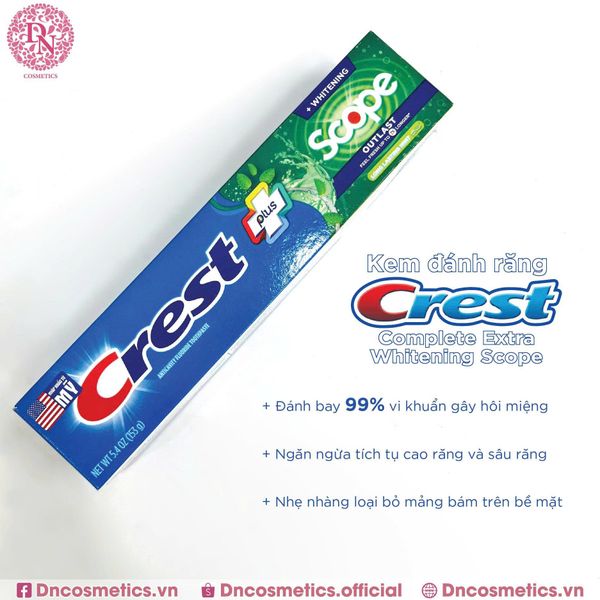 KEM ĐÁNH RĂNG CREST 3D MỸ