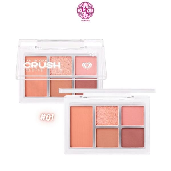 PHẤN MẮT & MÁ HỒNG ODBO EYE BLUSH CRUSH PALATTE ODS04