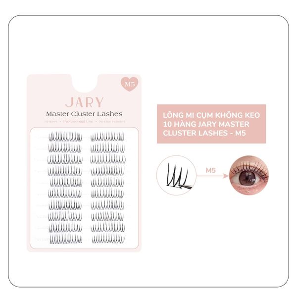 LÔNG MI CỤM KHÔNG KEO 10 HÀNG JARY MASTER CLUSTER LASHES