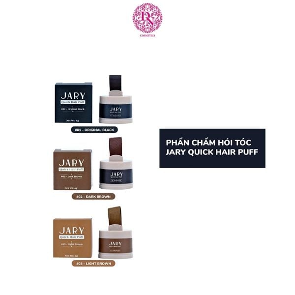 PHẤN CHẤM HÓI TÓC JARY QUICK HAIR PUFF 4G