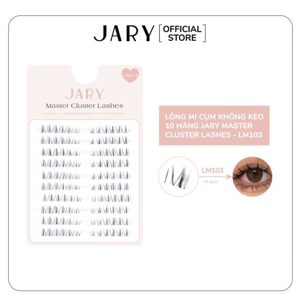 LÔNG MI CỤM KHÔNG KEO 10 HÀNG JARY MASTER CLUSTER LASHES