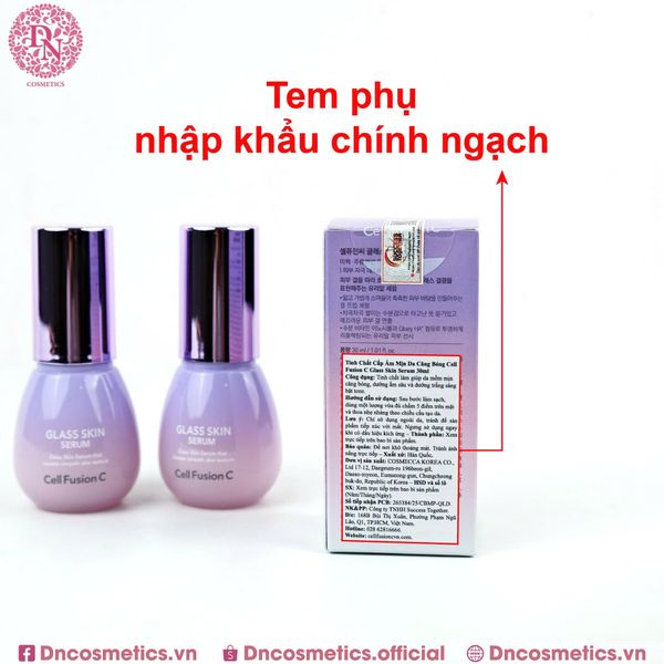 SERUM DƯỠNG DA CELL FUSION C GLASS SKIN 30ML