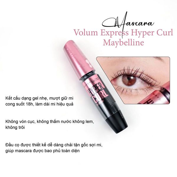 MASCARA MAYBELLINE HYPER CURL 9.2ML
