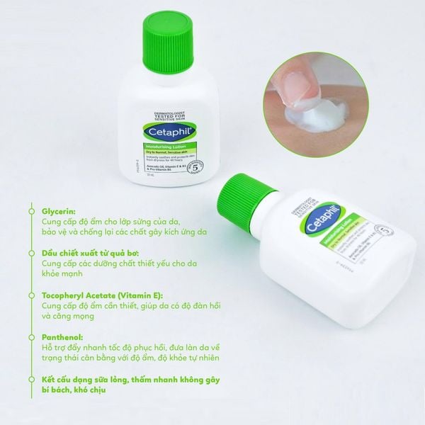 SỮA DƯỠNG TOÀN THÂN CETAPHIL MOISTURIZING LOTION 59ML