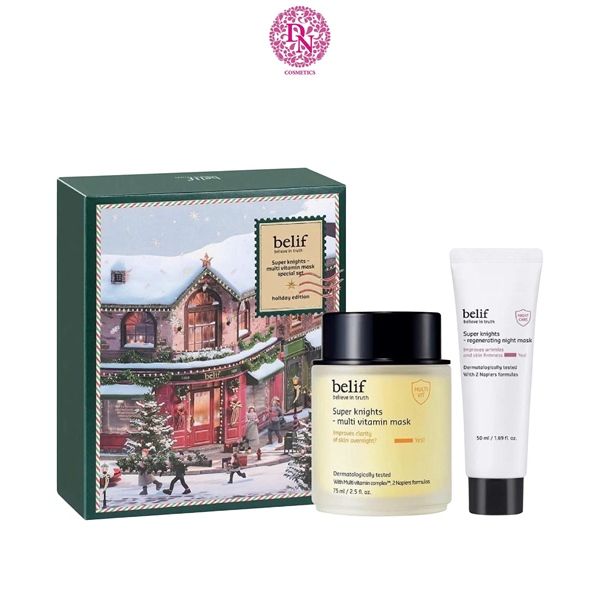 SET MẶT NẠ NGỦ BELIF SUPER KNIGHTS - MULTI VITAMIN MASK