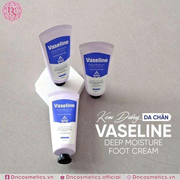 KEM DƯỠNG DA CHÂN VASELINE DEEP MOISTURE FOOT CREAM 60ML