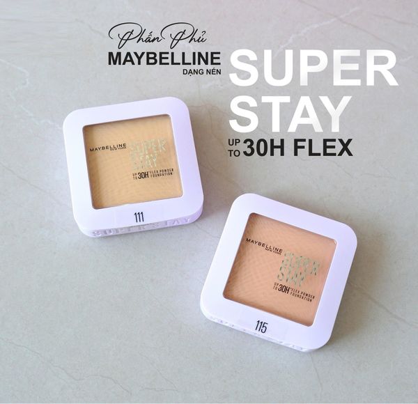 PHẤN PHỦ MAYBELLINE DẠNG NÉN SUPER STAY UP TO 30H FLEX 9G