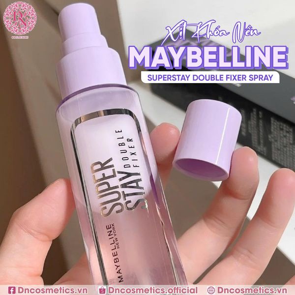 XỊT KHÓA NỀN MAYBELLINE SUPER STAY DOUBLE FIXER SPRAY 55ML