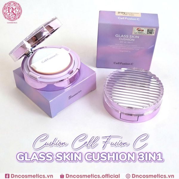 PHẤN NƯỚC CELL FUSION C GLASS SKIN CUSHION 3IN1 SPF40 PA++ 13G