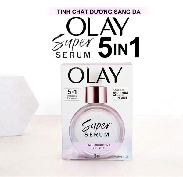 TINH CHẤT DƯỠNG SÁNG DA OLAY SUPER SERUM 5IN1 30ML