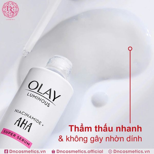 BỘ ĐÔI TINH CHẤT VÀ KEM DƯỠNG OLAY LUMINOUS NIACINAMIDE + AHA SUPER SERUM/MOISTURISER