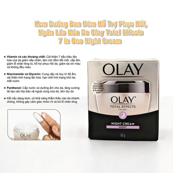 KEM DƯỠNG OLAY TRẺ HÓA LÀN DA 7IN1 50G