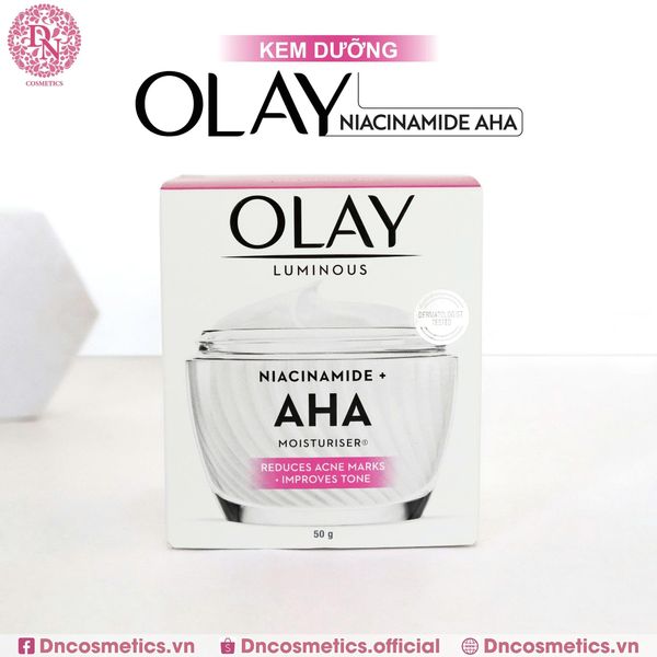 BỘ ĐÔI TINH CHẤT VÀ KEM DƯỠNG OLAY LUMINOUS NIACINAMIDE + AHA SUPER SERUM/MOISTURISER