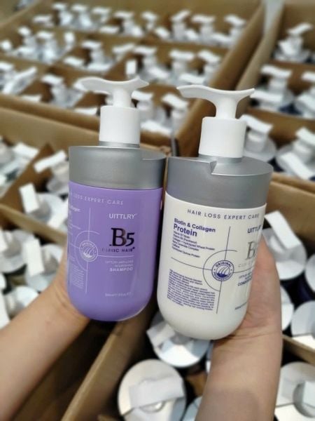 DẦU GỘI VÀ DẦU XẢ UITTLRY ANTI-LOSS NOURISHING SHAMPOO 500ML