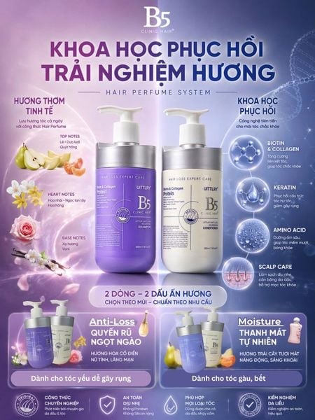 DẦU GỘI VÀ DẦU XẢ UITTLRY ANTI-LOSS NOURISHING SHAMPOO 500ML