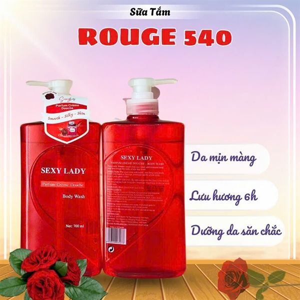 SỮA TẮM NƯỚC HOA SEXY LADY PARFUM CREME DOUCHE BODY WASH 700ML