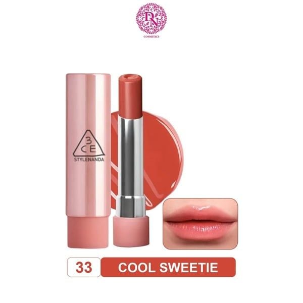 SON DƯỠNG MÔI CÓ MÀU 3CE GLAZY LIP GLOW 5G