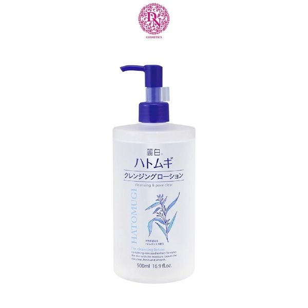 NƯỚC TẨY TRANG HATOMUGI DƯỠNG TRẮNG SÁNG DA 500ML