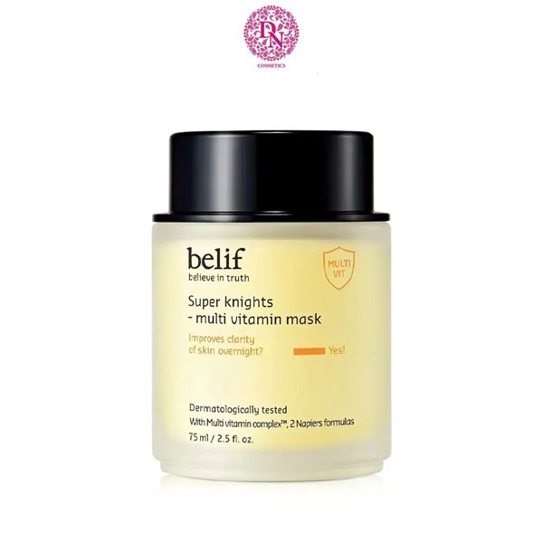 MẶT NẠ NGỦ DƯỠNG SÁNG DA BELIF SUPER KNIGHT MULTI VITAMIN MASK 75ML