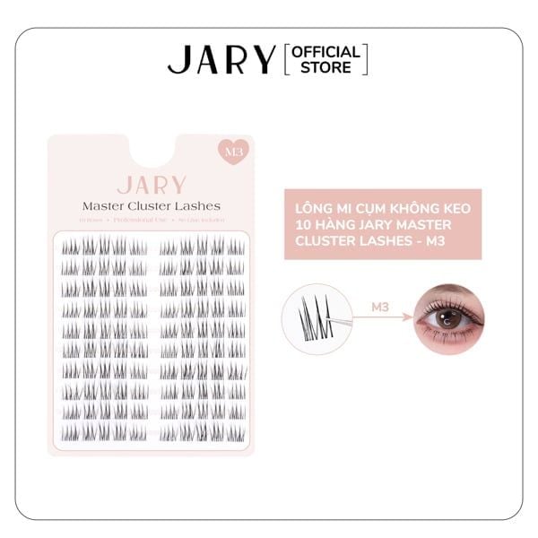 LÔNG MI CỤM KHÔNG KEO 10 HÀNG JARY MASTER CLUSTER LASHES