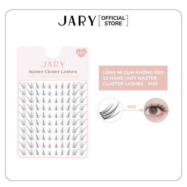LÔNG MI CỤM KHÔNG KEO 10 HÀNG JARY MASTER CLUSTER LASHES