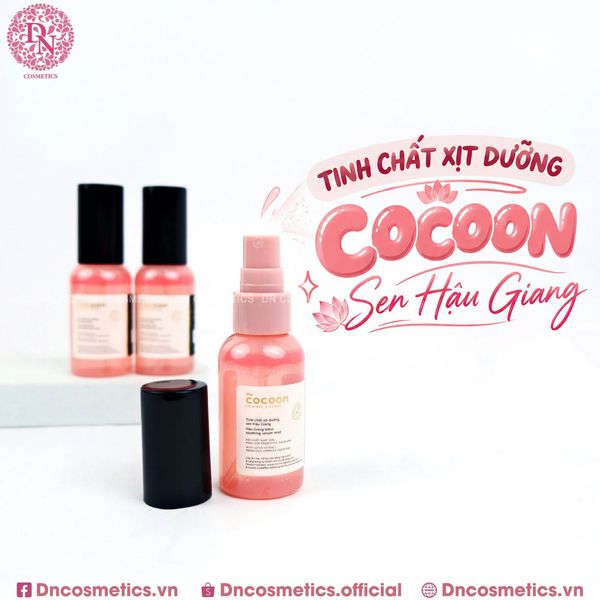 TINH CHẤT XỊT DƯỠNG COCOON SEN HẬU GIANG 50ML