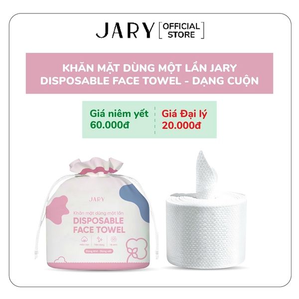 KHĂN MẶT DÙNG MỘT LẦN JARY DISPOSALBLE FACE TOWEL