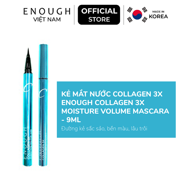 KẺ MẮT NƯỚC ENOUGH COLLAGEN 3X MOISTURE VOLUME MASCARA 9ML