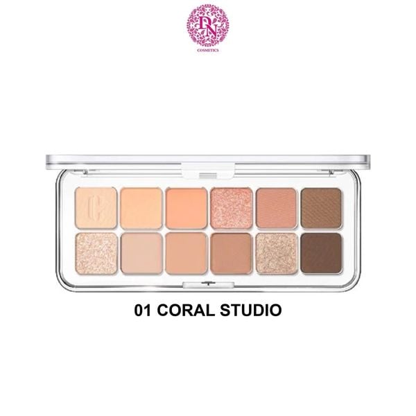 BẢNG PHẤN MẮT CLIO 12 Ô PRO EYE PALETTE AIR 7.2G