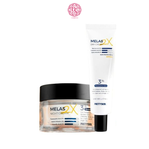 KEM DƯỠNG TRẮNG MỜ THÂM NÁM PRETTY SKIN MELAS 2X 50ML