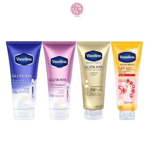 DƯỠNG THỂ TRẮNG DA VASELINE HEALTHY BRIGHT GLUTA-HYA SERUM BURST UV LOTION