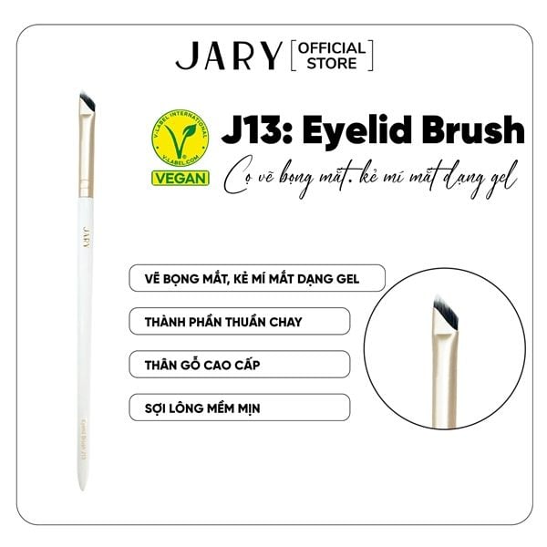 CỌ TRANG ĐIỂM CAO CẤP THUẦN CHAY JARY MAKEUP BRUSH