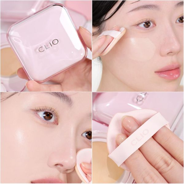 PHẤN NƯỚC CLIO KILL COVER MESH GLOW ESSENTIAL CUSHION SPF50+ PA++++ 15G