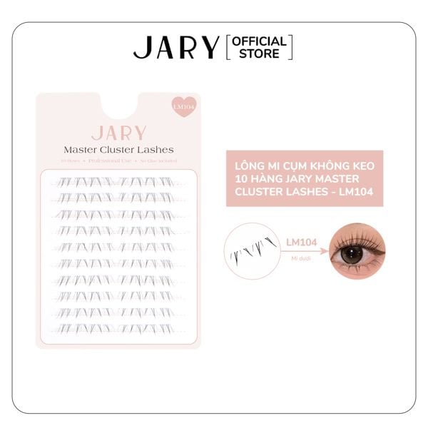 LÔNG MI CỤM KHÔNG KEO 10 HÀNG JARY MASTER CLUSTER LASHES