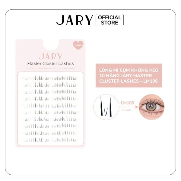LÔNG MI CỤM KHÔNG KEO 10 HÀNG JARY MASTER CLUSTER LASHES