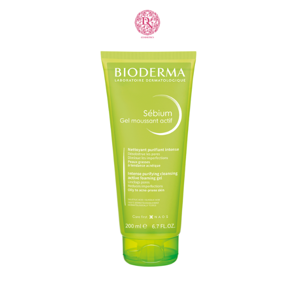 GEL RỬA MẶT BIODERMA SEBIUM MOUSSANT ACTIF