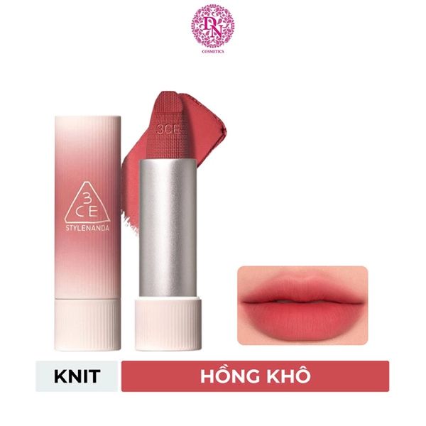 SON THỎI 3CE CASHMERE HUG LIPSTICK 3.5G