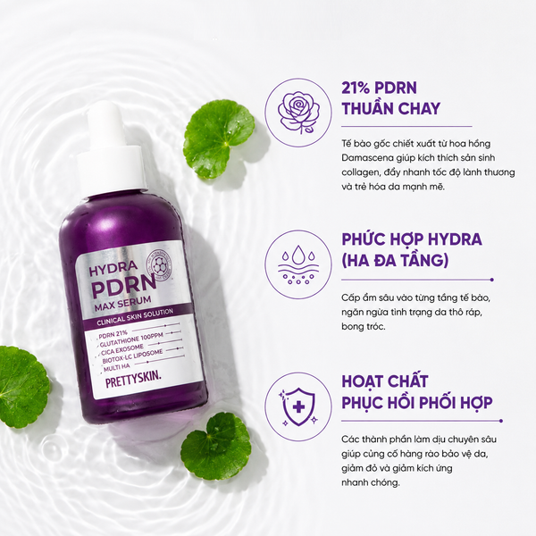 SERUM PHỤC HỒI TẾ BÀO GỐC HYDRA PDRN PRETTY SKIN 50ML