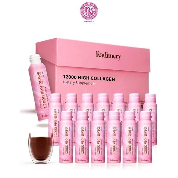 NƯỚC UỐNG COLLAGEN RADIMERY 12000MG HỘP 14 ỐNG X 50ML