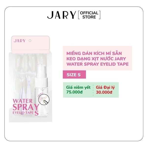 MIẾNG DÁN MÍ LƯỚI SẴN KEO DẠNG XỊT NƯỚC JARY WATER SPRAY EYELID TAPE