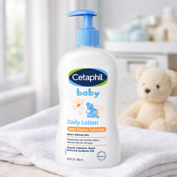 SỮA DƯỠNG ẨM CETAPHIL BABY CHO BÉ TINH CHẤT HOA CÚC CALEDULA LOTION