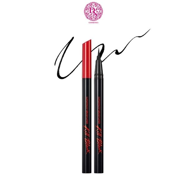 KẺ MẮT NƯỚC CLIO SUPERROOOF BRUSH 2 COLORS KILL BLACK