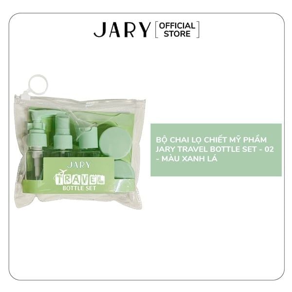 BỘ CHAI LỌ CHIẾT MỸ PHẨM JARY TRAVEL BOTTLES SET