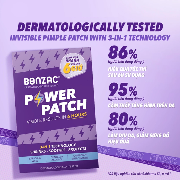MIẾNG DÁN MỤN BENZAC POWER PATCH