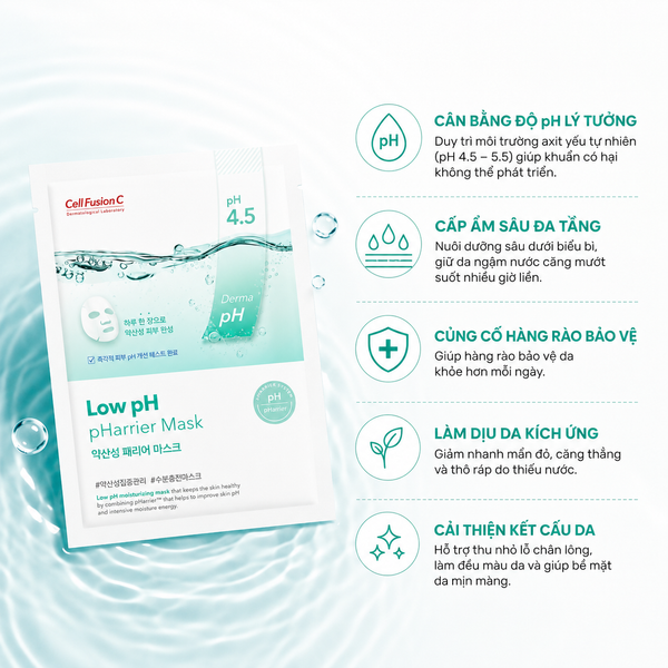 MẶT NẠ CELL FUSION C LOW PH PHARRIER MASK 25ML