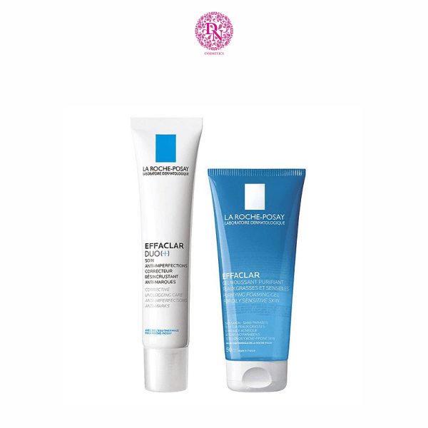 SÉT TRỊ MỤN LAROCHE POSAY MINI (50+14ML MÀU TRẮNG)